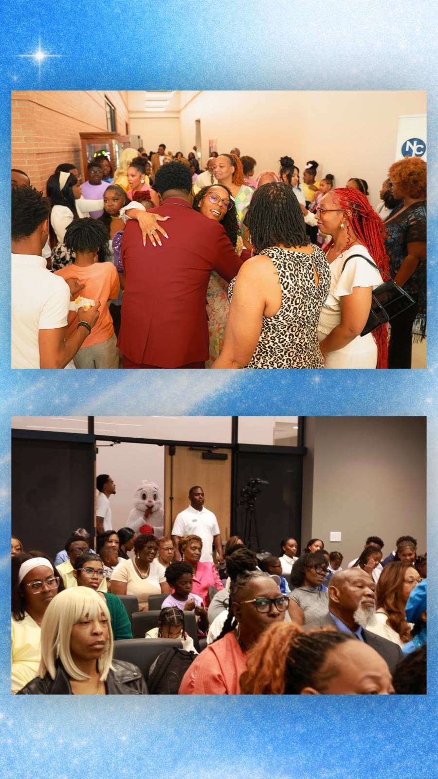 One Faith Church members gathered for worship and fellowship